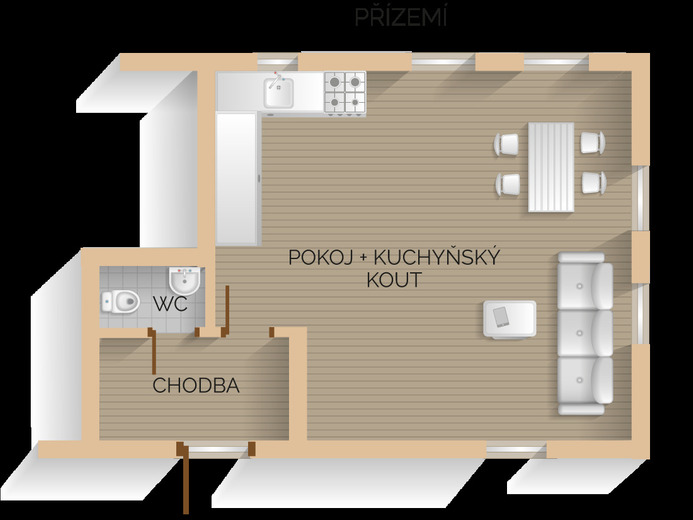 pudorys-slunce-prizemi - U hradu Trosky