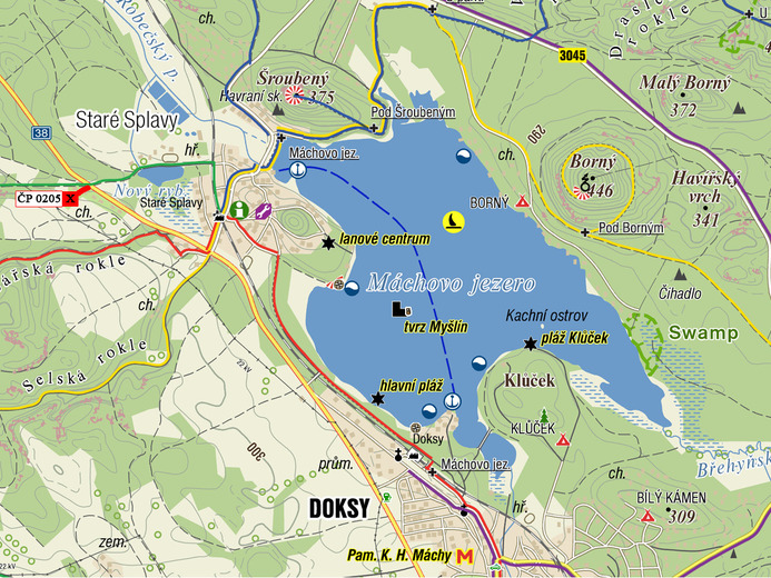 prijezdturisticka.png - Máchovo jezero