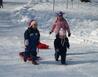 kinder pret in de sneeuw - Česká Metuje